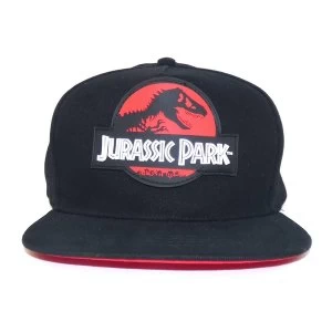 Image of Jurassic Park - Red Logo Unisex T-Shirt - Black