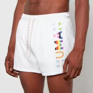 Image of HUGO Bodywear Pride Praia Satin-Twill Swim Shorts - S