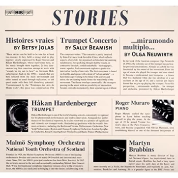 Image of Håkan Hardenberger - Stories: Betsy Jolas: Histoires Vraies/Sally Beamish: Trumpet... CD