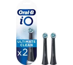 Image of Oral B iO Ultimate Clean Replacement Heads Black Toothbrush 2Pcs