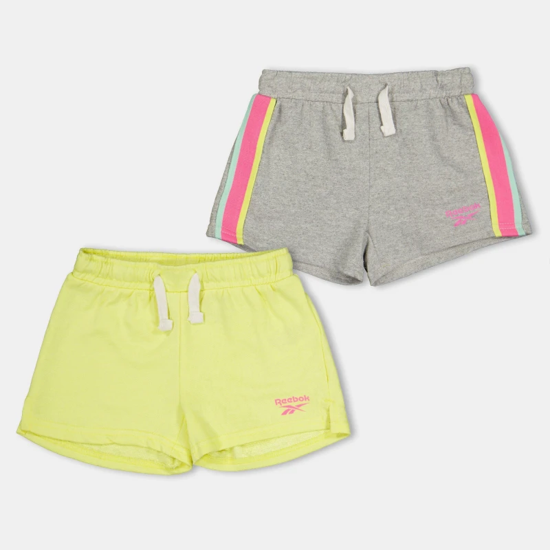 Image of Reebok Kids Jersey Jogger Shorts - Multi Female 3 - 4 Years
