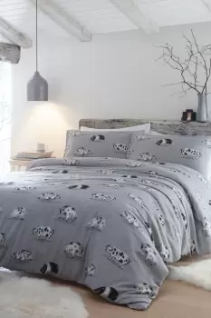 Image of 'Cosy Pig' 100% Brushed Cotton Duvet Cover Set