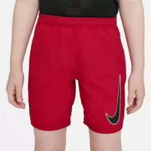 Image of Nike Dri-FIT Academy Big Kids Graphic Soccer Shorts - Red