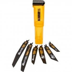 Image of DEWALT DT2440L 6 Piece Extreme 2x Life Reciprocating Saw Blade Set