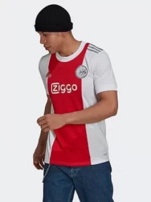 Image of adidas Ajax Amsterdam 21/22 Home Jersey, White/Red Size M Men
