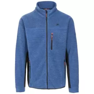 Image of Trespass Mens Jynx Full Zip Fleece Jacket (S) (Blue)