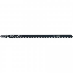 Image of Bosch T744 D Wood Cutting Jigsaw Blades Pack of 3