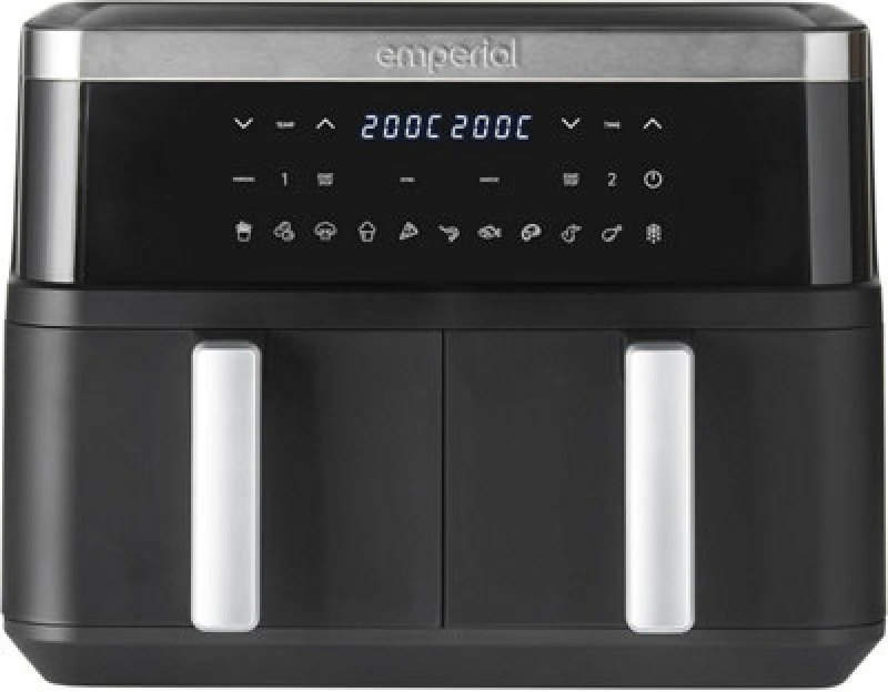 Image of Emperial 9L Dual Zone Air Fryer in Black Unisex
