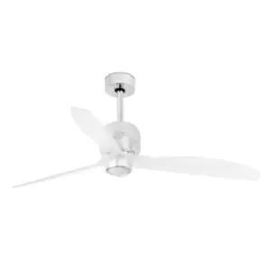 Image of Deco Fan LED Chrome Ceiling Fan LED With DC Smart Motor - Remote Included, 3000K