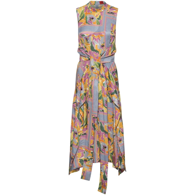 Image of Hugo Womens Kestani Wrap Dress Open Misc female 4 (XXS)