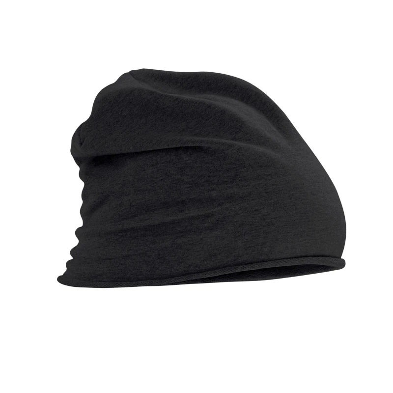 Image of Beechfield Beechfield Men Jersey Beanie in Black One Size Male 5063377394931