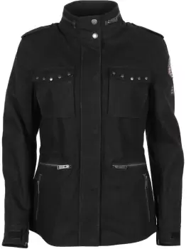 Image of Helstons Tara Ladies Motorcycle Textile Jacket, black, Size M for Women, black, Size M for Women