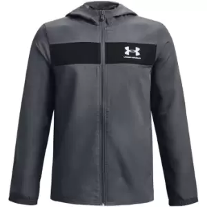 Image of Under Armour Short Sleeve Windbreaker Juniors - Grey