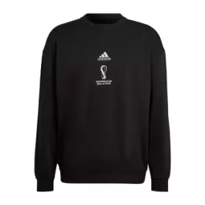 Image of adidas Fifa World Cup Qatar 2022 Official Emblem Sweatshirt in Black