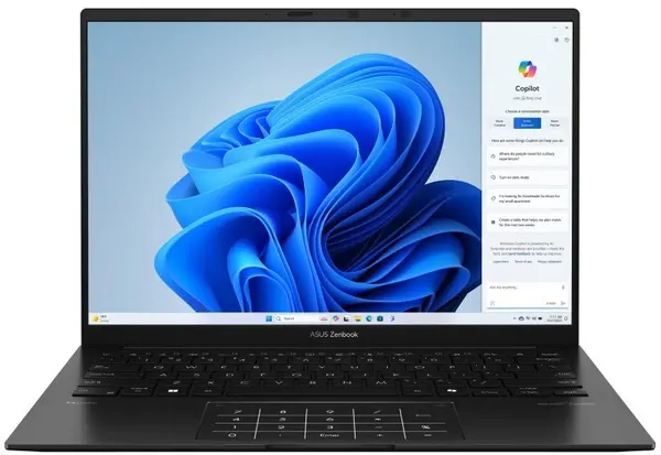 Image of Asus ASUS Zenbook UM3406HA Laptop, AMD Ryzen 7 CPU, 16GB RAM, 1TB PCIe SSD, 14" OLED WUXGA Touchscreen, AMD Radeon, Windows 11 Home, Black UM3406HA-QL