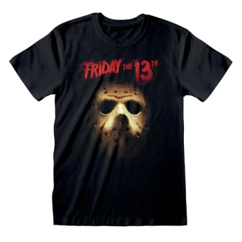 Image of Friday The 13th - Mask Unisex Small T-Shirt - Black