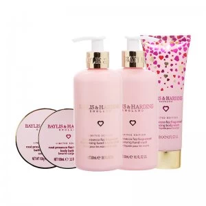 Image of Baylis Harding Rose Prosecco Fizz Gift Set 5 Piece
