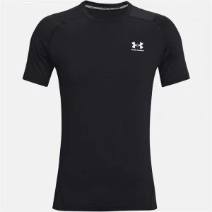 Image of Urban Armor Gear HeatGear Armour Fitted Short Sleeve - Black