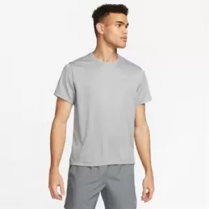 Image of Nike DriFit Miler Running Top Mens - Grey