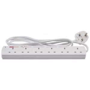 Image of Draper 2989 6 Way Extension Lead with Surge Protection (2m)
