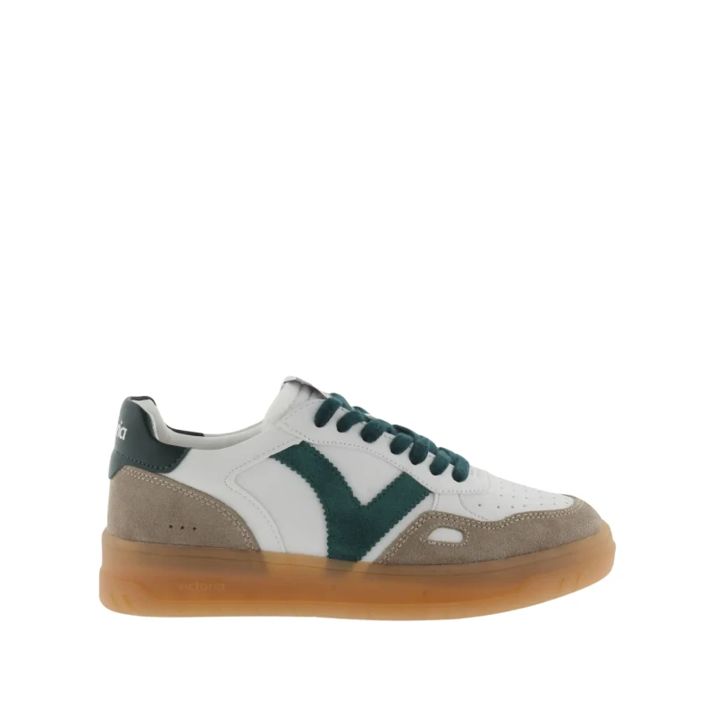 Image of Victoria Seoul womens leather and suede effect sneakers Victoria Vert Female 41