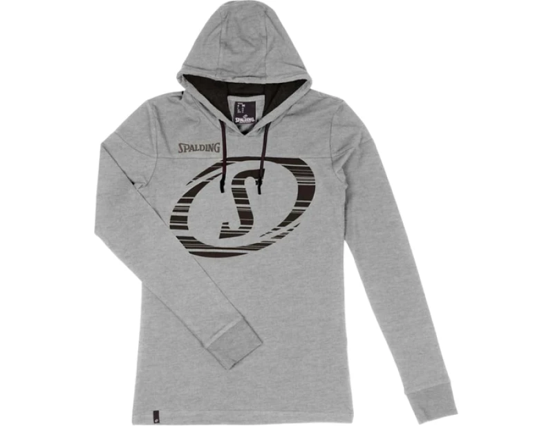 Image of Spalding Fast Hooded Long Sleeve Jersey Women Grey M