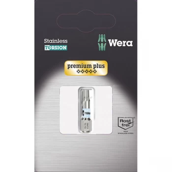 Image of Wera 05073625001 3867/1 Premium Plus Stainless Steel Bit for Torx ...