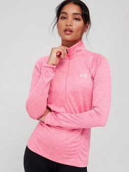 Image of Under Armour Tech Twist Half Zip - Pink
