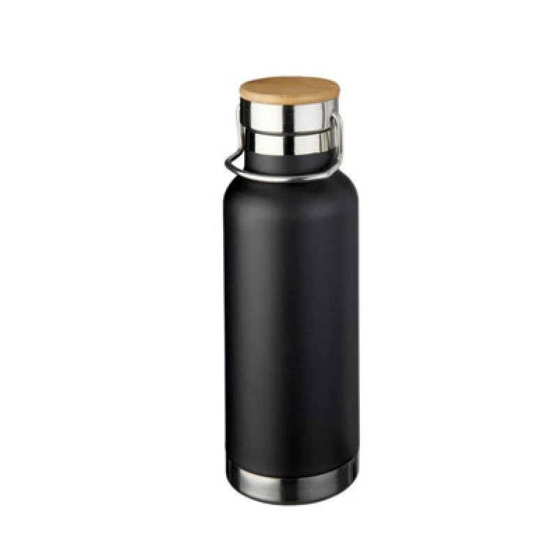 Image of Avenue Avenue Thor Copper Vacuum Insulated Sport Bottle in Black One Size Unisex 5059444251764