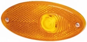 Image of Oval amber Side marker light L 23 12V 2PS964295-001 by Hella Left/Right