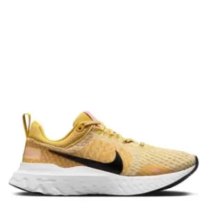 Image of Nike React Infinity Run Flyknit 3 Road Running Shoes Ladies - Gold