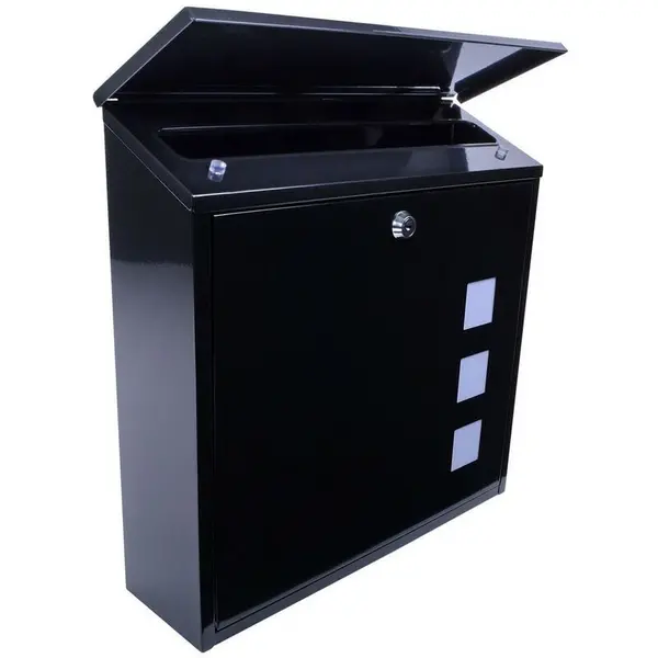 Image of BURG WACHTER Burg Wachter - Burg-Wachter MB08BK Aire Post Box Black - Black MB08BK