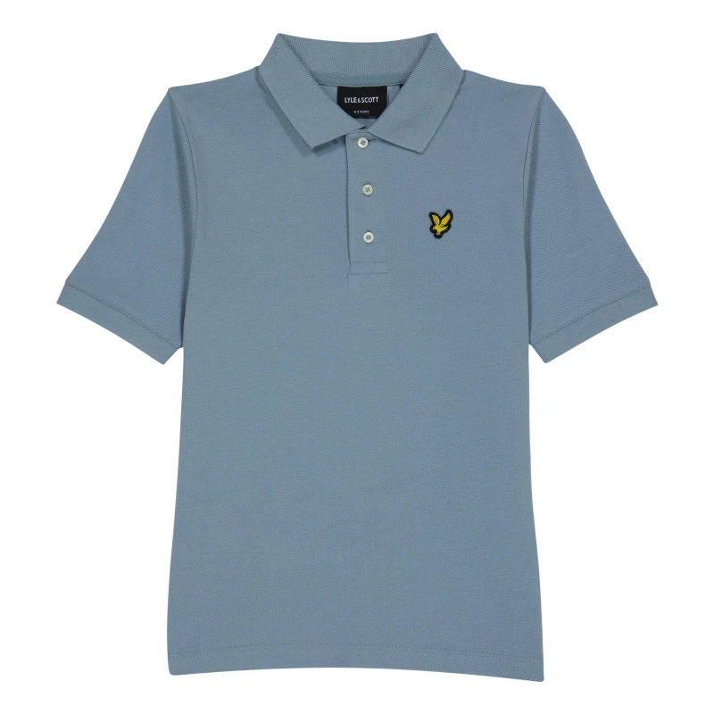 Image of Lyle and Scott Polo Shirt Juniors - Blue Blue One Size
