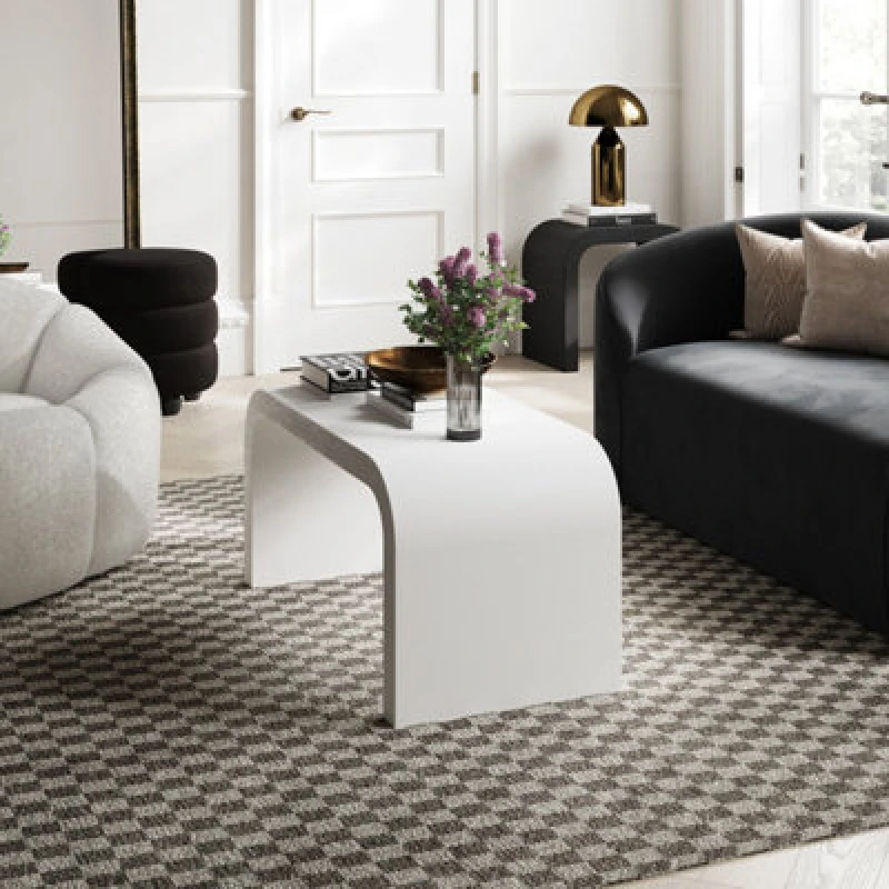 Image of O&Co River Coffee Table in White