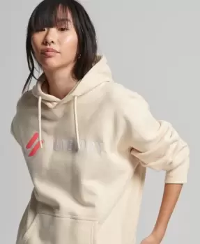Image of Superdry Code Applique Oversized Hoodie
