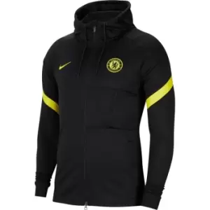 Image of Nike Chelsea Strike Hooded Track Jacket 2021 2022 Mens - Black