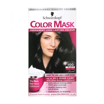 Image of Schwarzkopf Color Mask Permanent Colour Black