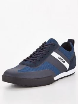 Image of Hugo Boss Matrix Low Trainers Navy Size 6 Men