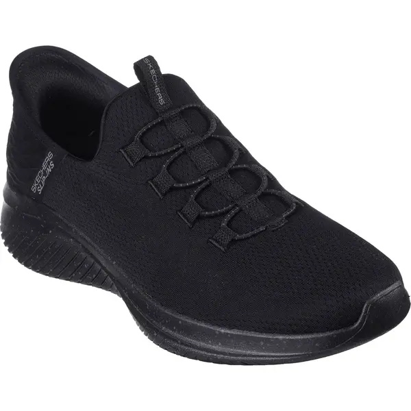 Image of Skechers Mens Slip Ins Ultra Flex 3.0 WIDE Slip On Trainers - UK 8 Black male PS3806BLK8