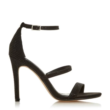 Image of Head Over Heels Miahh Heeled Sandals - Black - 10