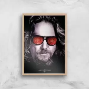 Image of The Big Lebowski Giclee Art Print - A2 - Wooden Frame