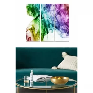 Image of MDF1885352 Multicolor Decorative MDF Painting (3 Pieces)