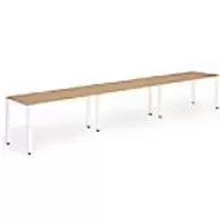Image of dynamic Computer Desk Evolve Plus BR314OAKW Oak 4200 mm x 800 mm x 730 mm