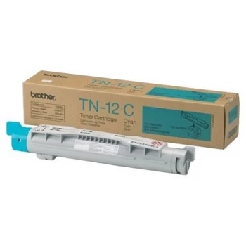 Image of Brother TN12 Cyan Laser Toner Ink Cartridge