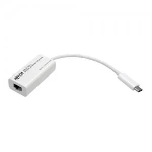 Image of Tripp Lite USB C to Gigabit Network Adapter Thunderbolt 3 Compatibilit