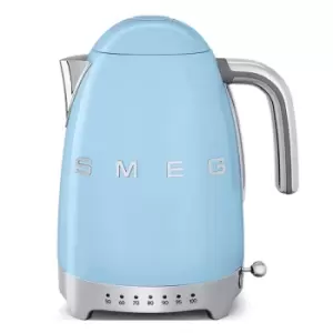 Image of SMEG 50's Retro Style KLF04PBUK Jug Kettle - Pastel Blue