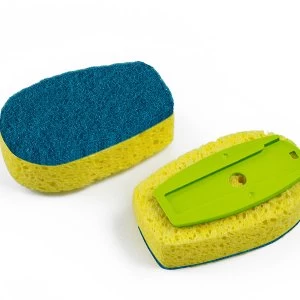 Image of Full Circle Suds Up Green Replacement Sponge Heads - Pack of 2