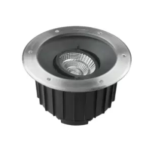 Image of Gea Outdoor LED Recessed Ground Uplight Stainless Steel Polished 1-10V Dimming 30cm 3820lm 3000K IP67