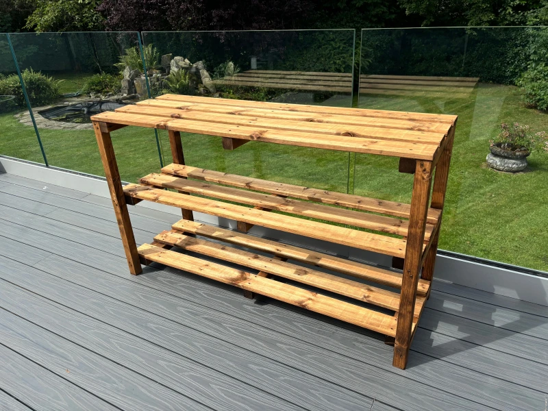 Image of Charles Taylor Trading Bramshall Multi Storage Table Extra Large Brown