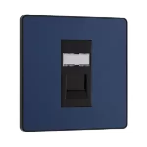 Image of BG Evolve Matt Blue Single Rj45 Telephone Socket - PCDDBRJ451B